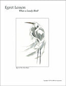 Egret, What a Lonely Bird?