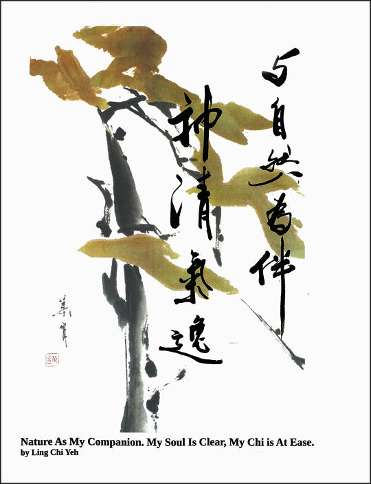 Calligraphy Lesson: Poem "Nature As My Companion"
