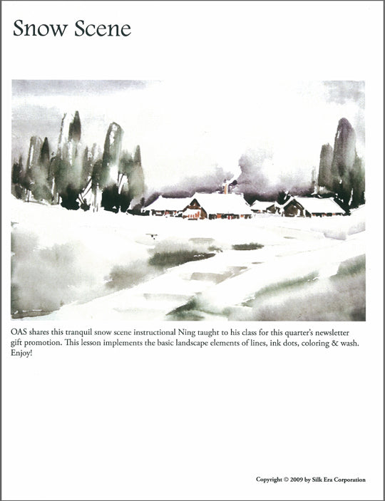 Landscape: Winter 'Snow Scene"
