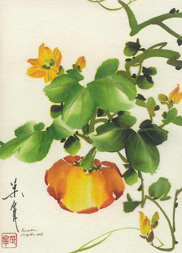 Pumpkin from 108 Flowers Book 4