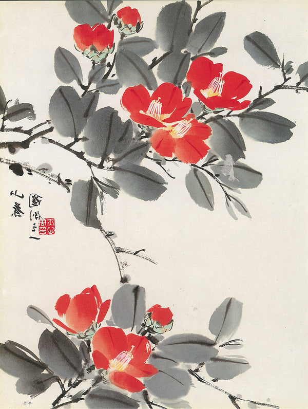 Tea Flower from Flowers of the Four Seasons Vol. 4: Winter by Su-sing Chow