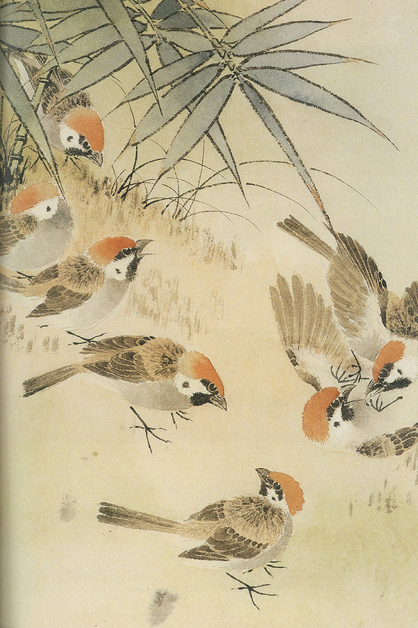 Sparrows and Bamboo by Yu Chung-lin