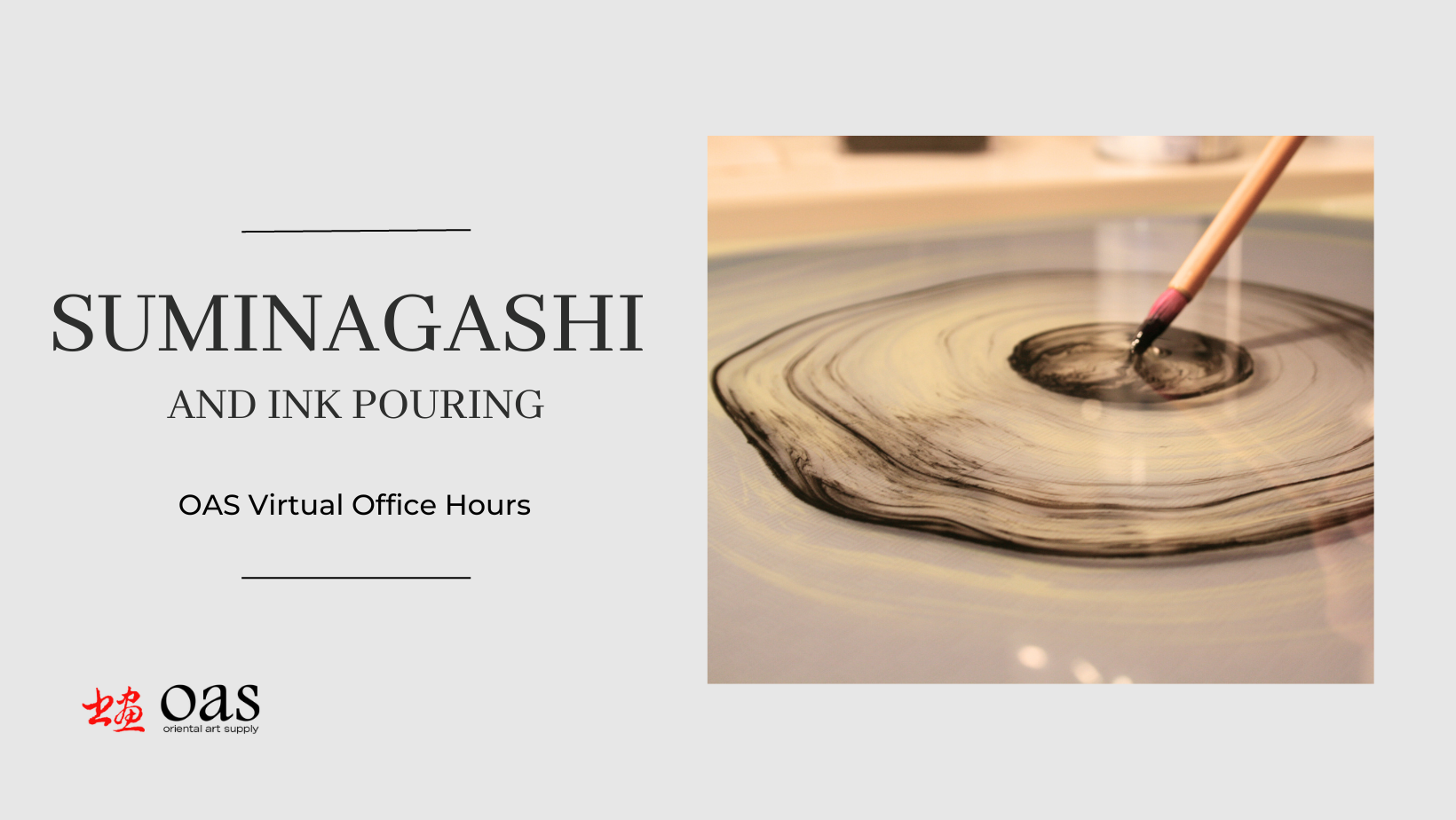 Suminagashi and Ink Pouring - Digital Access to Virtual Office Hours V