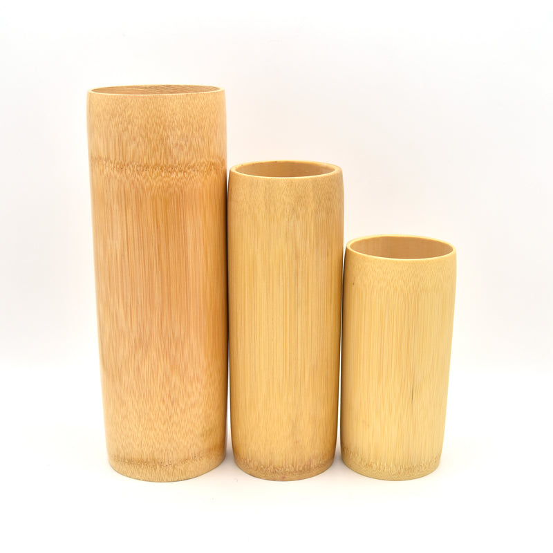 Bamboo Brush Cup