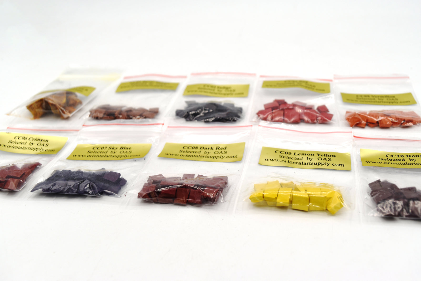 Chinese Chip Color Set with Chinese Yellow