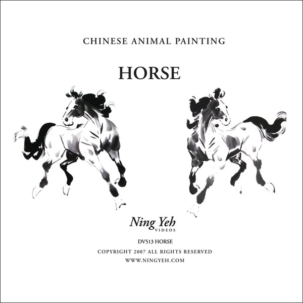 Chinese Animal Painting: Horse 1 & 2 2: one hour DVD Set