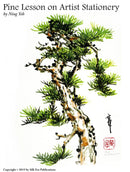 Pine Lesson On Stationery by Ning Yeh