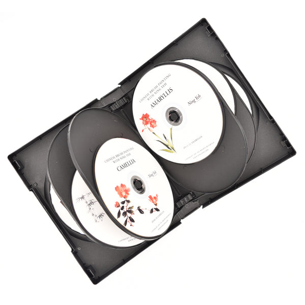 Chinese Brush Painting with Ning Yeh DVD Set 10 hours - Set of 10 DVDs