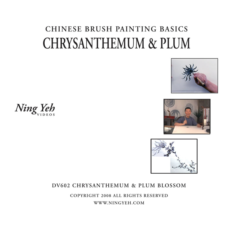 Chinese Brush Painting Basics: Chrysanthemum & Plum Blossom DVD: one hour