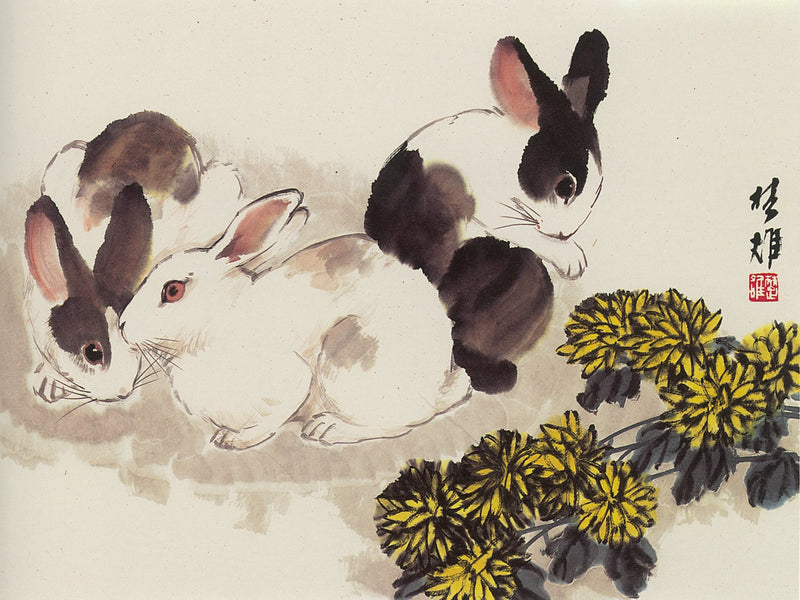 Painting Cute Animals by Fang Zhwu-shiung