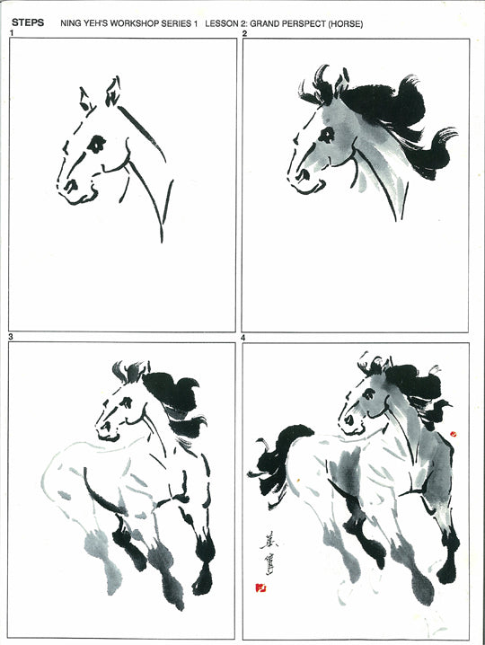 Workshop Series Instructional Booklets by Ning Yeh: Horse